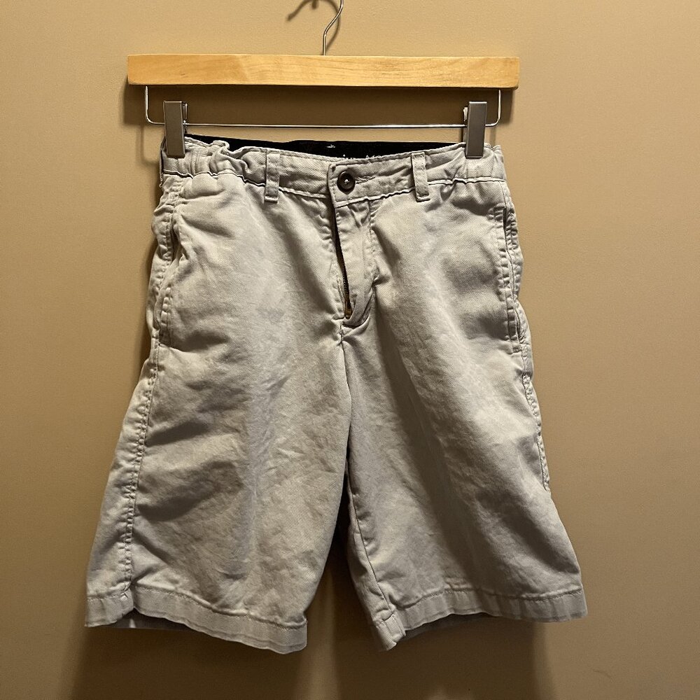 Crown & Ivy Khaki Shorts Flat-Faced/Cargo Age 14